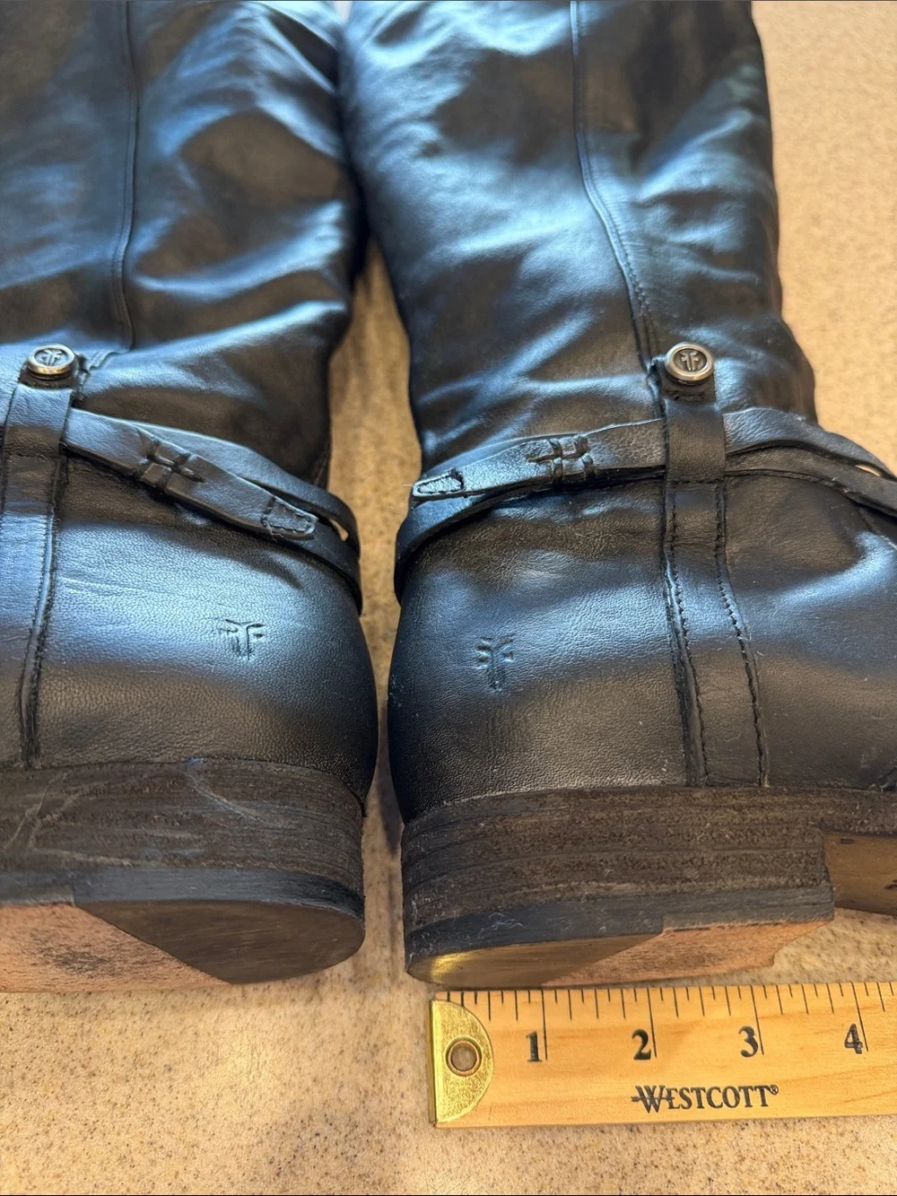 Frye Tall Brown Leather Women's Riding Boots women’s 11B